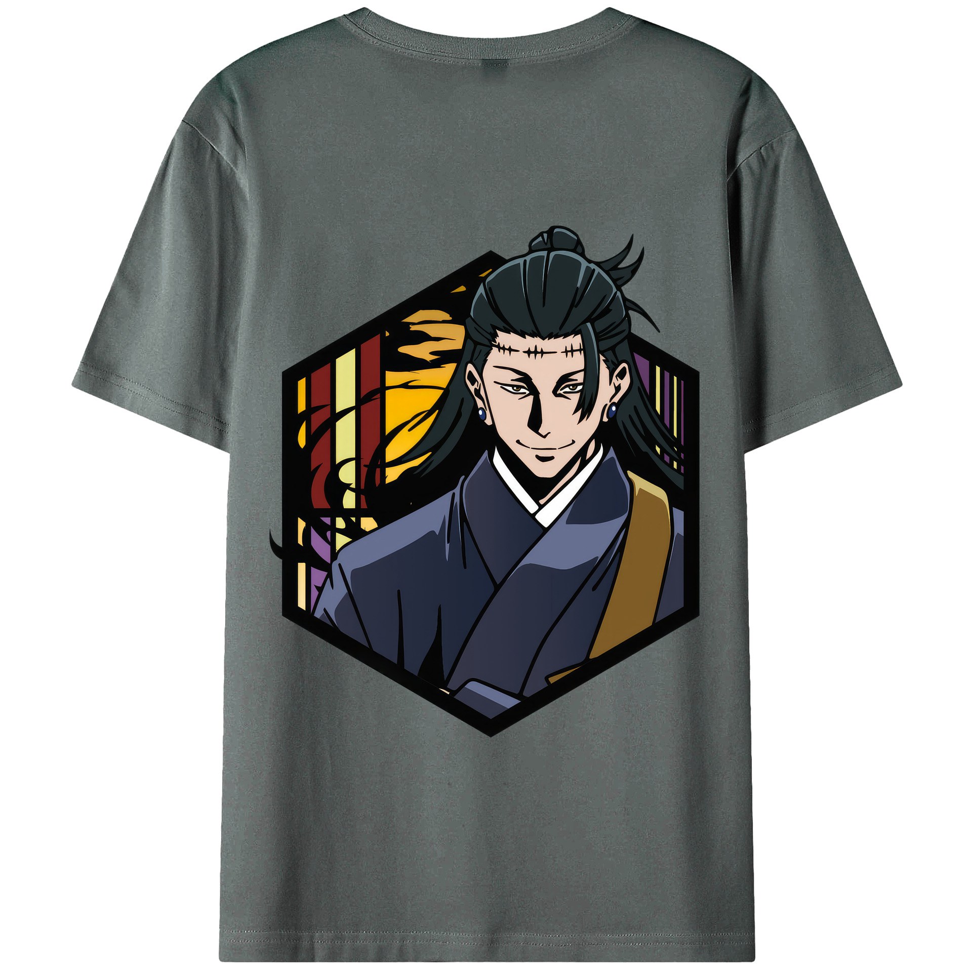（画像用） 呪術廻戦 Jujutsu Kaisen 綿100％半袖Tシャツ（背面プリント）